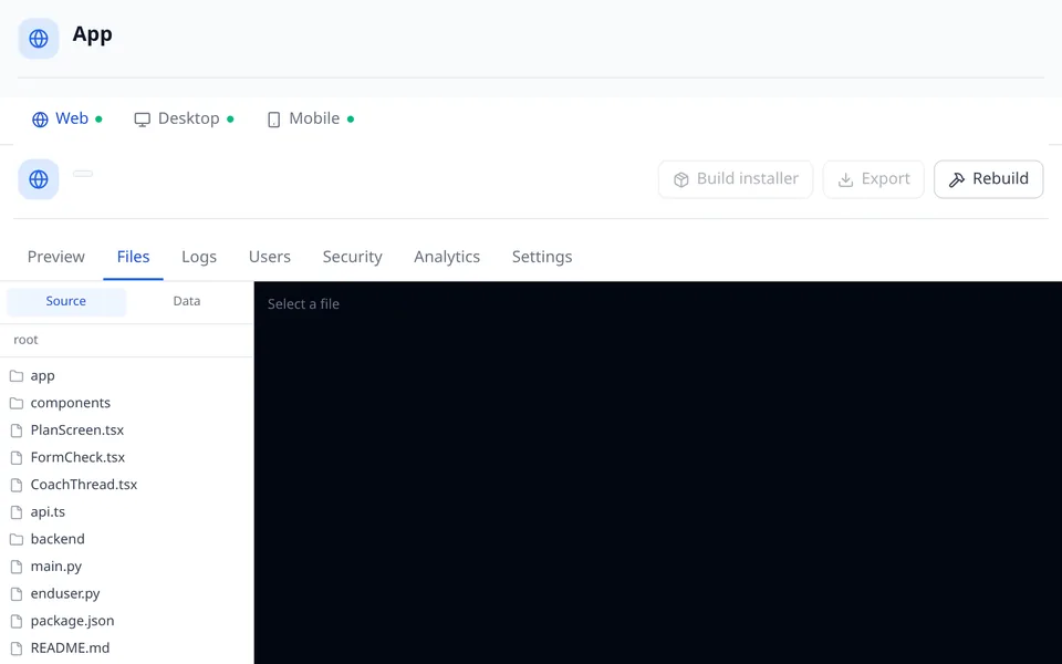 Apps in SpeqForge