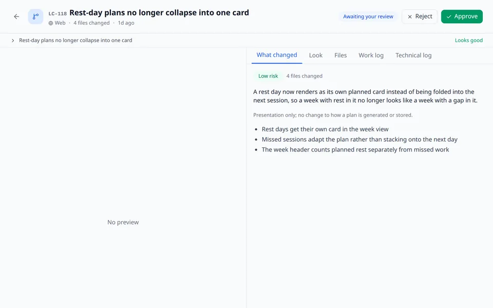 Change Review in SpeqForge