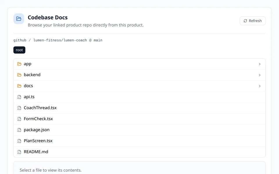 Codebase Docs in SpeqForge
