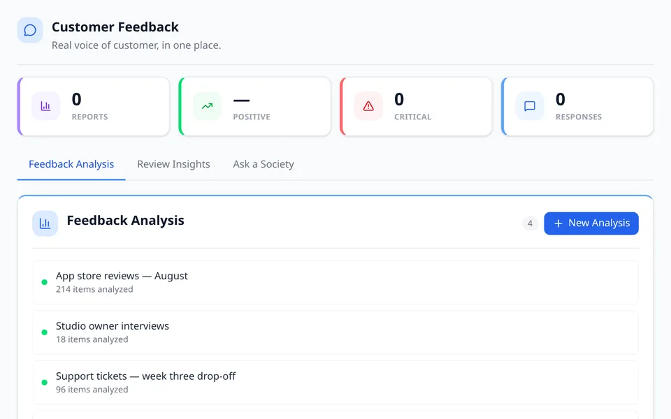 Customer Feedback in SpeqForge
