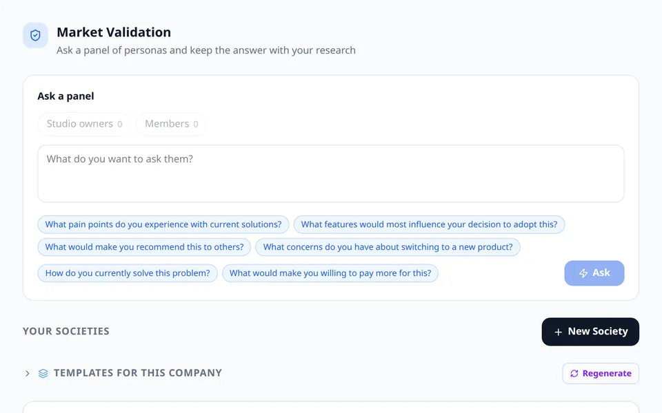 Market Validation in SpeqForge